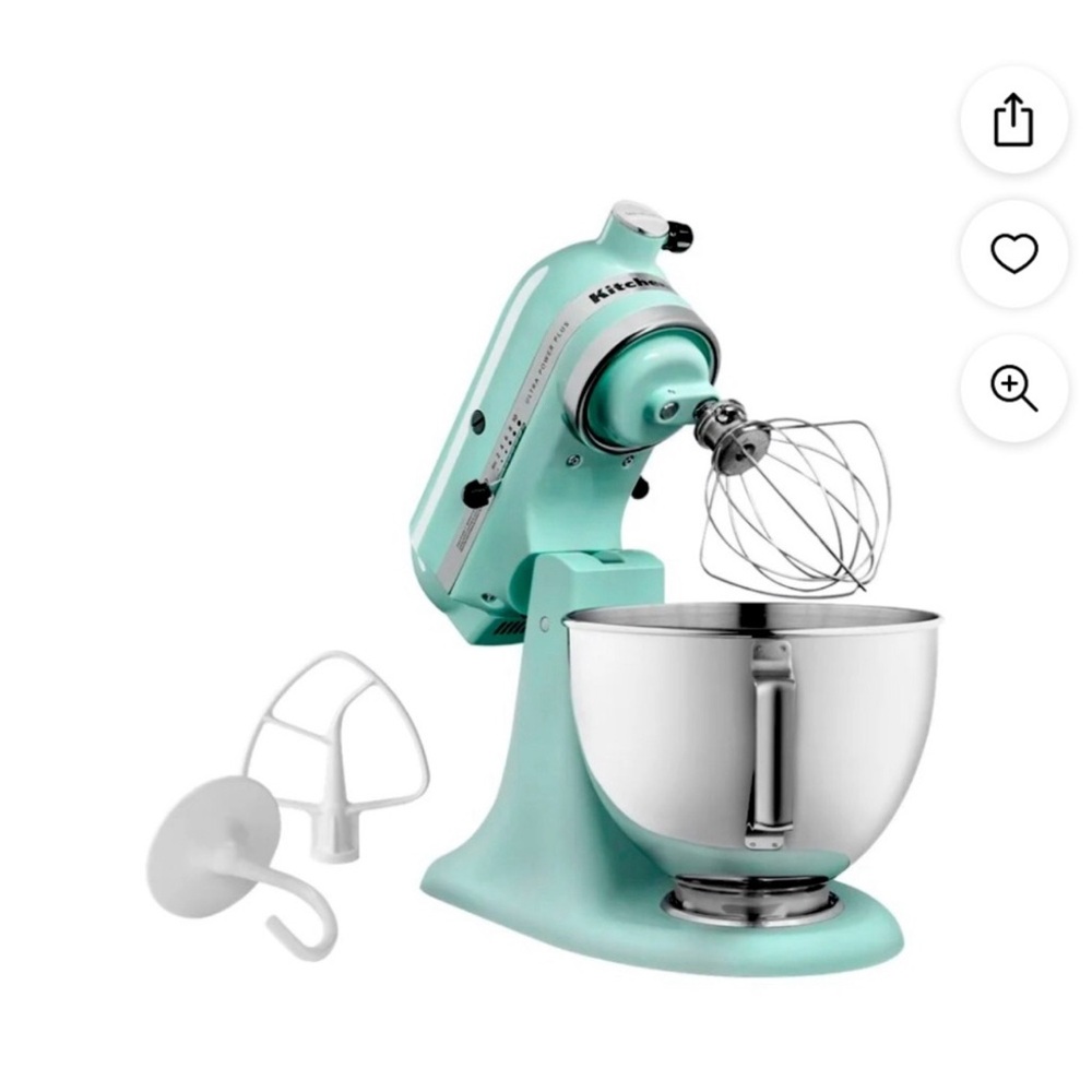 4.5 quart Kitchen Aid tilt-head stand mixer, new,